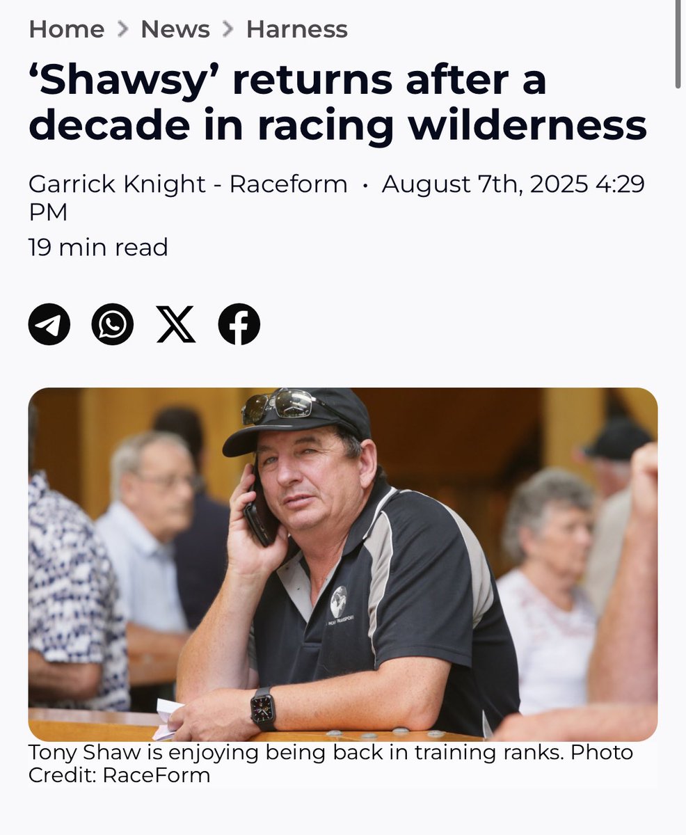 And another Shawsy/Akuta yarn.

Fun fact - half of the six trainers based at Morrinsville have won a New Zealand Cup 😂

trackside.co.nz/article/shawsy…