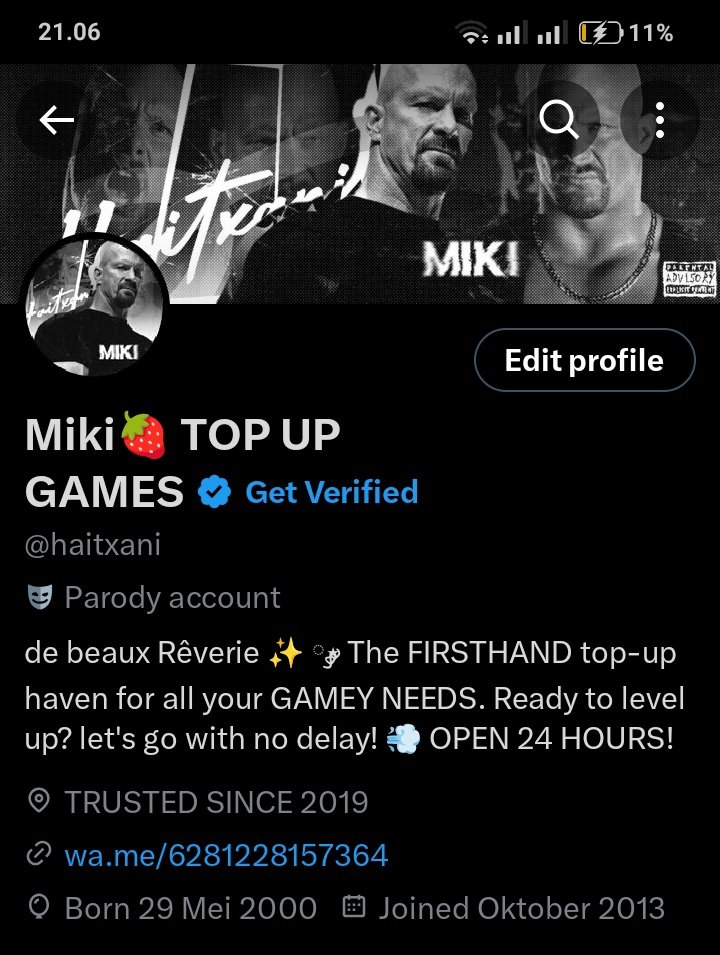 Miki 🍓 TOP UP GAMES (@haitxani2) on Twitter photo HELP RT!
Halo! Aku Miki BA top up games especially robux. Akun aku <a href="/haitxani/">Miki🍓 TOP UP GAMES</a> kena susi 😭. BA bisa mutualan sama aku lagi ya! Aku sedang cari customer lama jugaaa
#zonauang HELP RT!
Halo! Aku Miki BA top up games especially robux. Akun aku <a href="/haitxani/">Miki🍓 TOP UP GAMES</a> kena susi 😭. BA bisa mutualan sama aku lagi ya! Aku sedang cari customer lama jugaaa
#zonauang