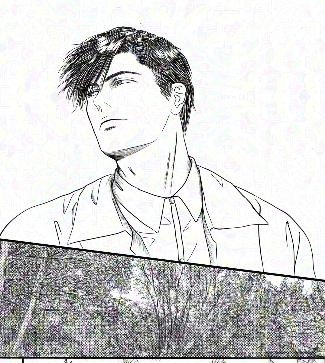 パツキンの描き込みが激しけりゃ黒髪の塗りも激しいよね 