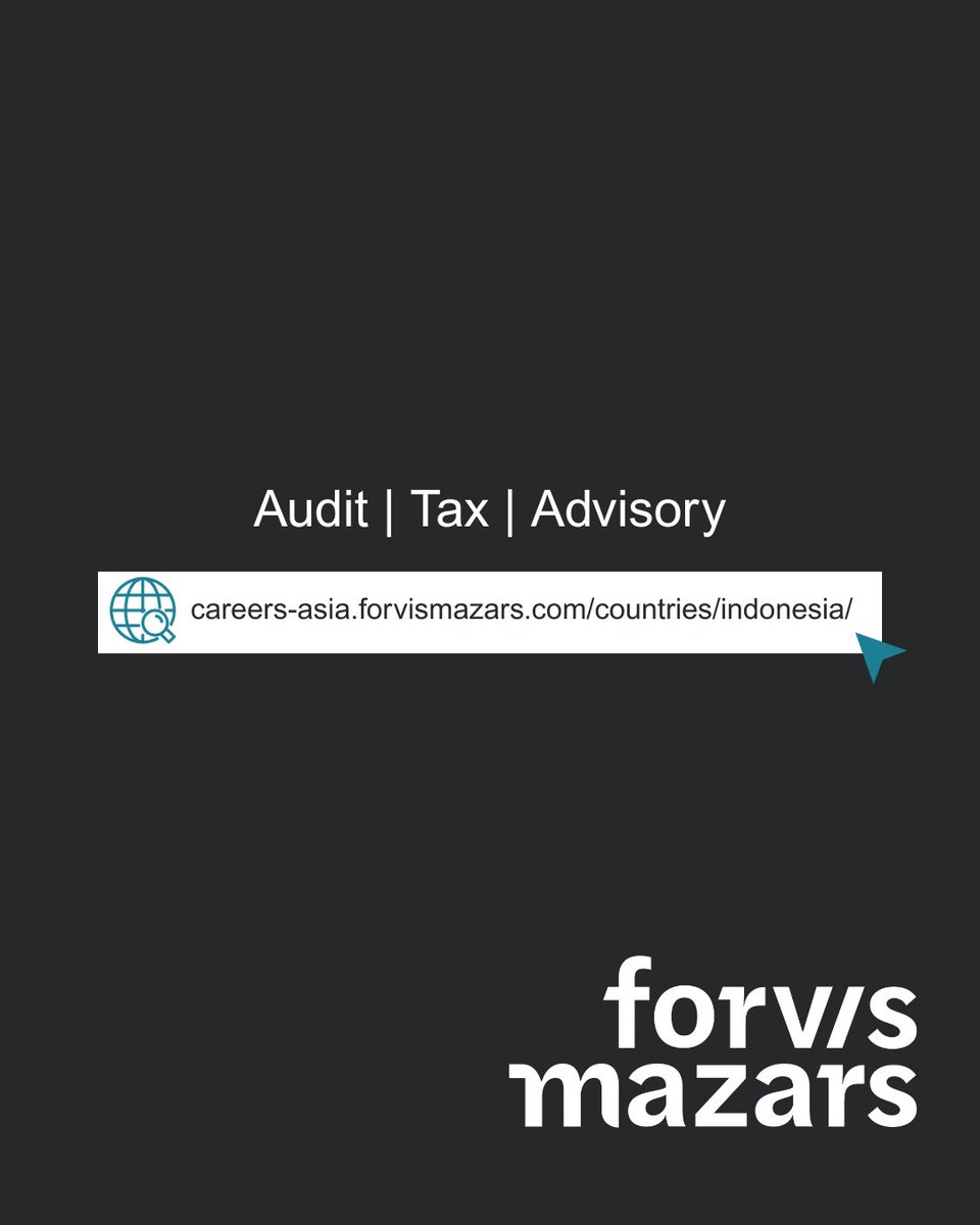 Make a difference. Have a positive impact. Be active in our
communities. With us, you can have an #impact you’ll be proud of.
#WeAreForvisMazars #GrowBelongImpact