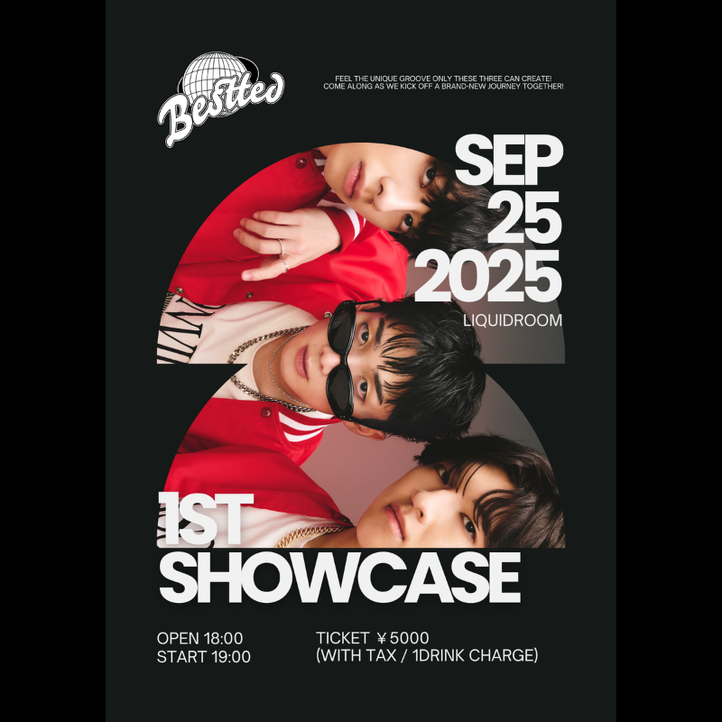 oto_pia's tweet photo. |◤ #Bestted ◢|
EIJI、YUITO、Rennosukeで結成した実力派3人組・Besttedが初ワンマンライブ「Bestted 1st SHOWCASE」を開催🔥

🎫ぴあ先行受付中
📅9/25(木)
📍LIQUIDROOM(東京都)
⌛受付期間：～8/20(水)23:59まで

#ベスティッド
#Bestted_1stSHOWCASE  

🔻お申込みはこちら