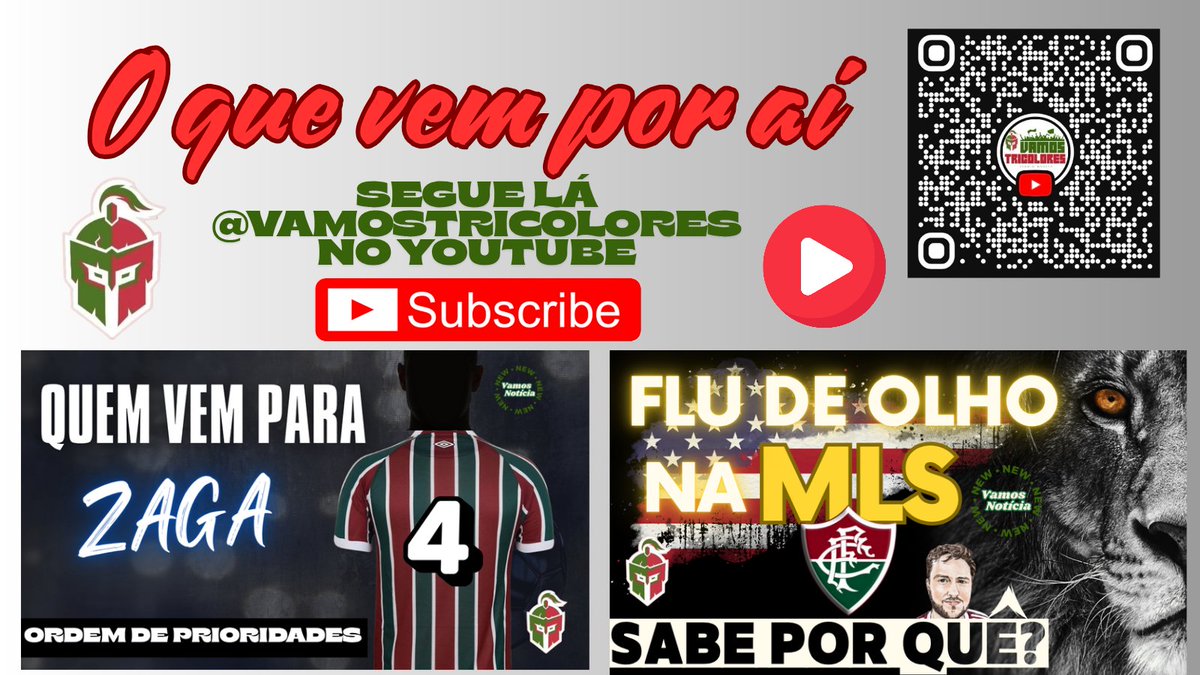 Sérgio Moreth (@morethsergio) on Twitter photo 🎯 Se liga Tricolor tem canal novo no YouTube pra você!
🎥 No <a href="/VamosTricolores/">Vamos Tricolor</a> a gente troca aquela ideia; análise e opinião SEM PAPAS NA LÍNGUA!
🛡️ SE INSCREVE AGORA: youtube.com/@VamosTricolor…
🚨 Amanhã tem 2 vídeos quentíssimos — dá uma olhada no que vem por aí 👇 🎯 Se liga Tricolor tem canal novo no YouTube pra você!
🎥 No <a href="/VamosTricolores/">Vamos Tricolor</a> a gente troca aquela ideia; análise e opinião SEM PAPAS NA LÍNGUA!
🛡️ SE INSCREVE AGORA: youtube.com/@VamosTricolor…
🚨 Amanhã tem 2 vídeos quentíssimos — dá uma olhada no que vem por aí 👇
