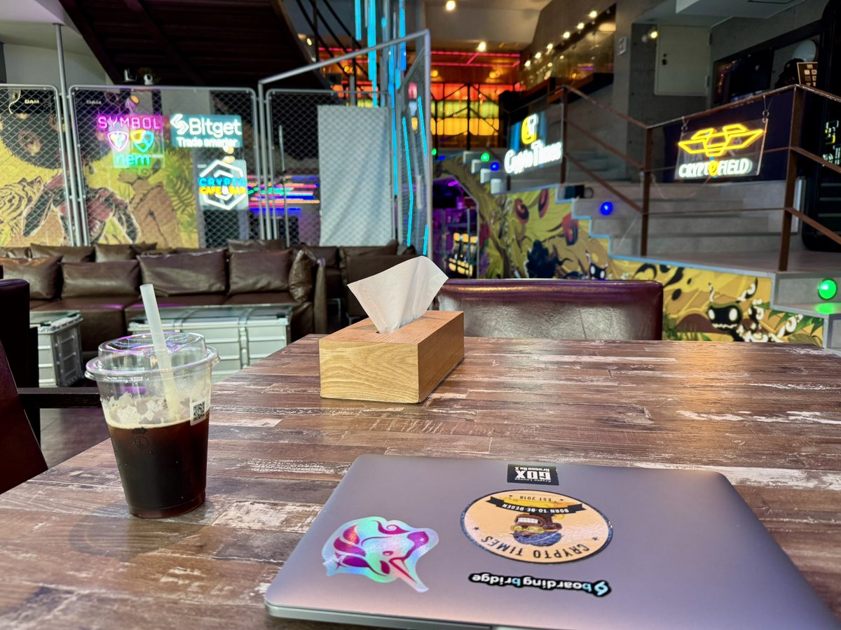 taka.eth (@taka_eth) on Twitter photo gm ☀️ This is a crypto lounge in Tokyo
perfect for co-working and hosting events <a href="/groove_on_x/">Crypto Lounge GOX | 「GOX PRO」サービス開始!</a> gm ☀️ This is a crypto lounge in Tokyo
perfect for co-working and hosting events <a href="/groove_on_x/">Crypto Lounge GOX | 「GOX PRO」サービス開始!</a>