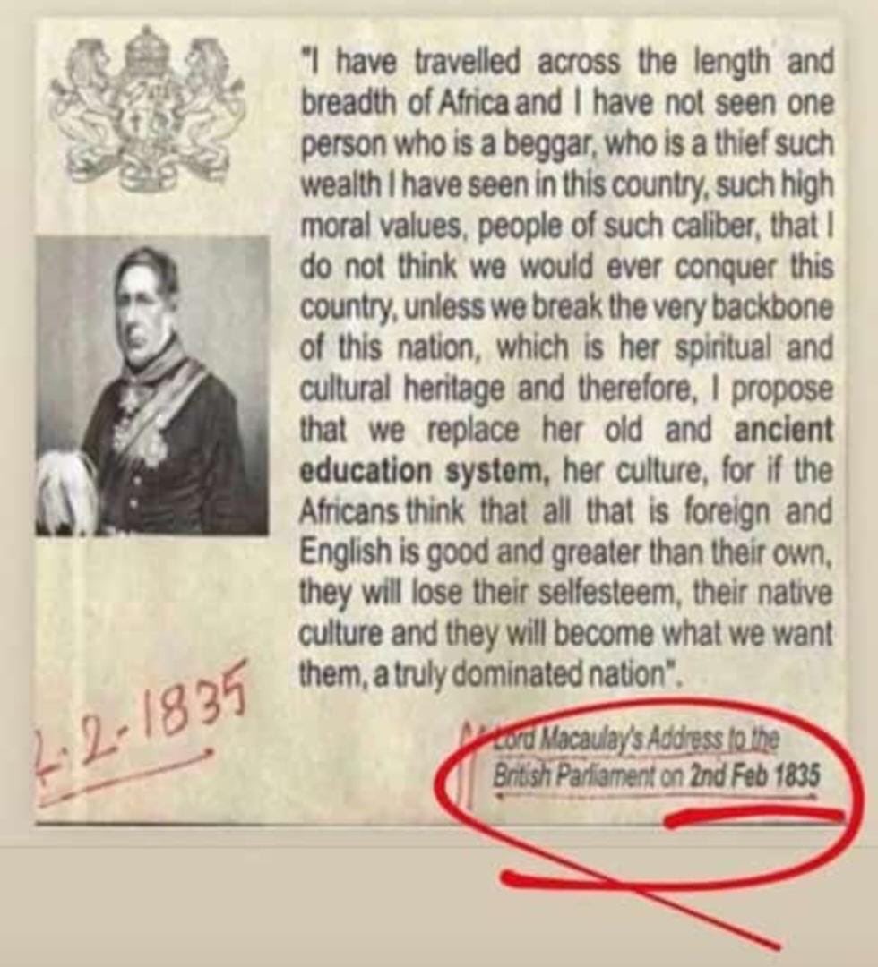 Colonialism didn’t just take land—it took the mind. The effects of replacing African education, language &amp; culture still linger. It’s time to reclaim our identity, rebuild our systems &amp; teach with pride. Africa must define its future.

#Africa #Decolonize #Education