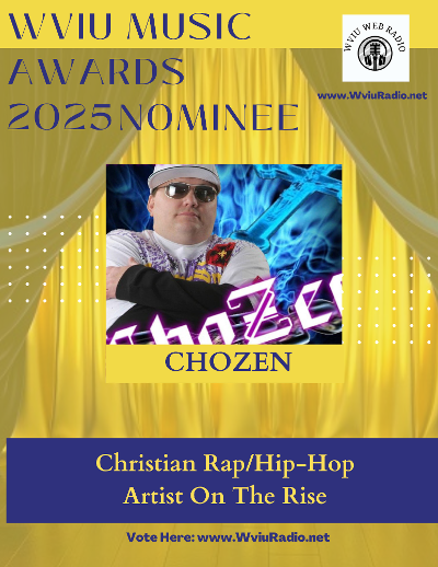 Chozen365's tweet photo. I am extremely humbled and honored to be a nominee for the 2025 WVIU Radio Music Awards. Thank you so much for this nomination. https://t.co/S7HRyy0EIK