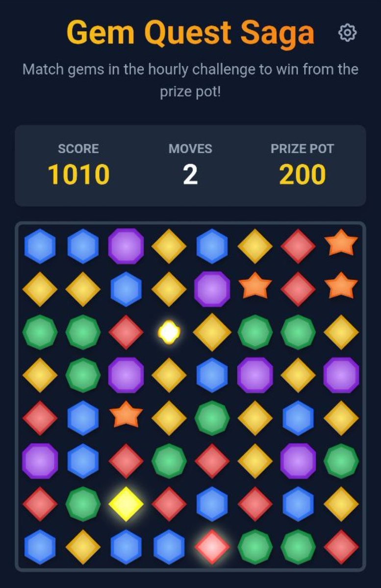 🎉 Gem Quest Saga is HERE! 🎉

Get ready to dive into an epic gem-matching adventure
gems.LEEFtoken.io
Compete for the hourly high score using #LEEF

win a share of the exciting prize pool!

🚀 show off your skills to claim the top spot! 🏆

#GemQuestSaga #CryptoGaming