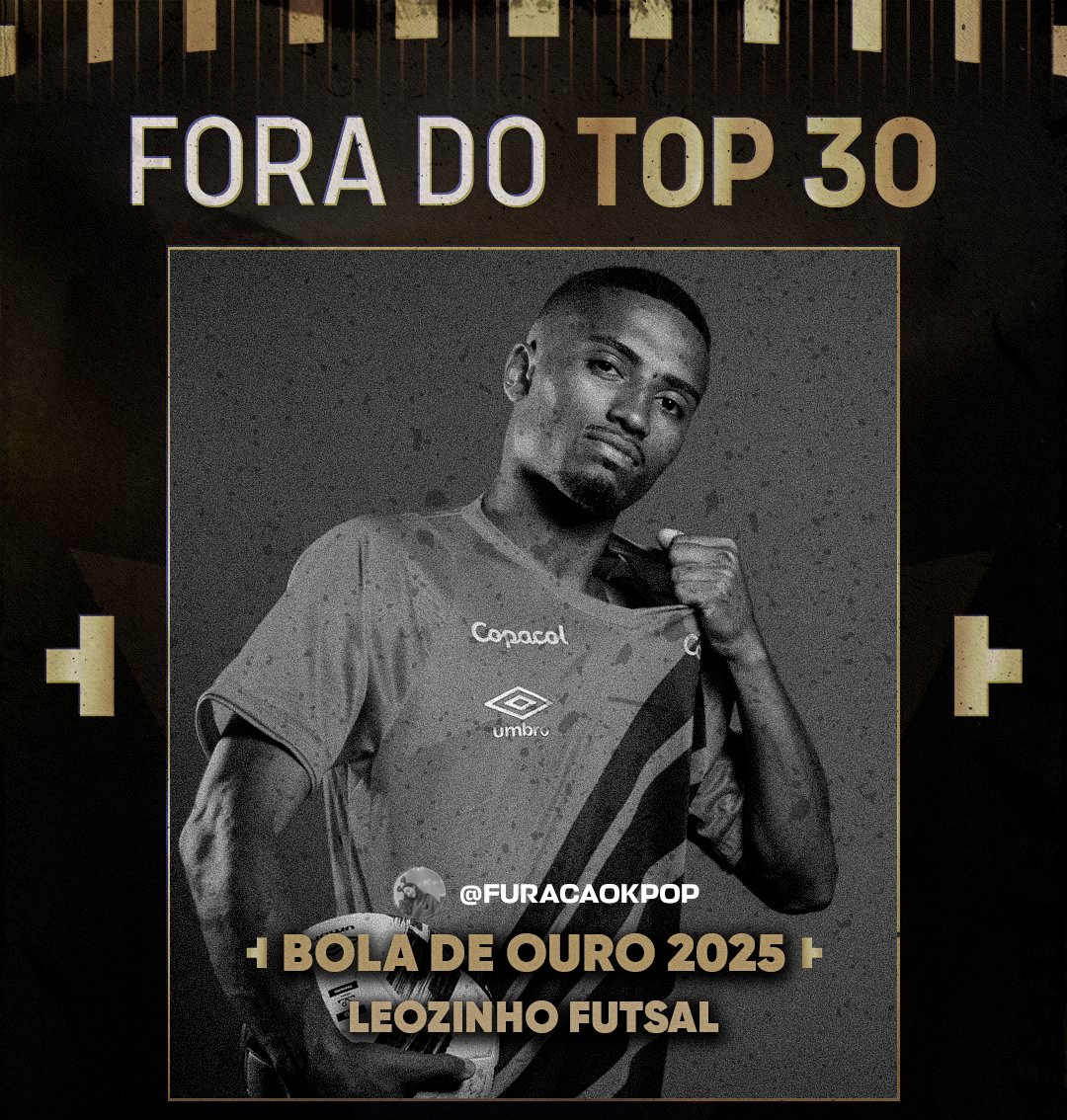 De fora dos indicados a #BolaDeOuro! ❌😱 Leozinho futsal, um dos gênios do Athletico na temporada, não esteve entre os 30 nomes que concorrerão ao prêmio de melhor jogador do mundo.
🤔Eai torcedor o que achou? conta pra gente.