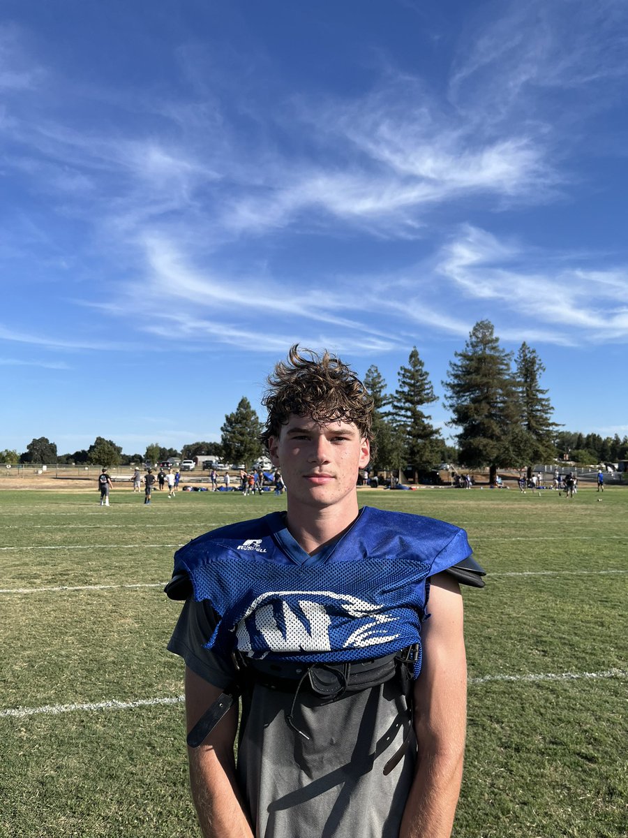 Big play Brayden Zozaya.

He’s got the speed. Precise route runner. Great hands. 

All-league selection just announced his first offer, too. 

Top 2026 WR out of <a href="/WPirateFootball/">Wheatland Union High School Football</a>
