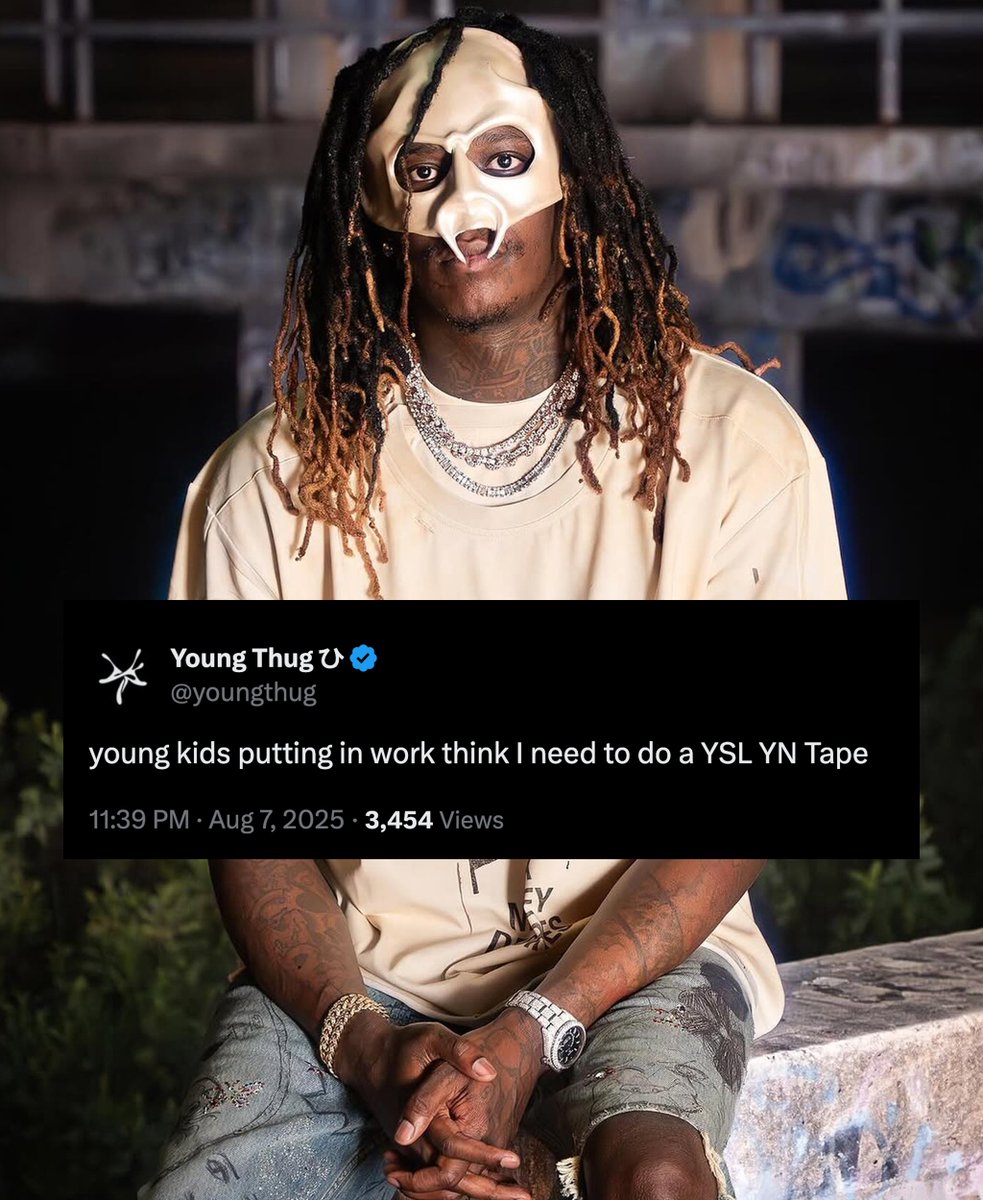 Young Thug wants to drop a new generation YSL project 👀

Potential artists could include 1300SAINT, Nine Vicious, Yung Kayo + more... thoughts?