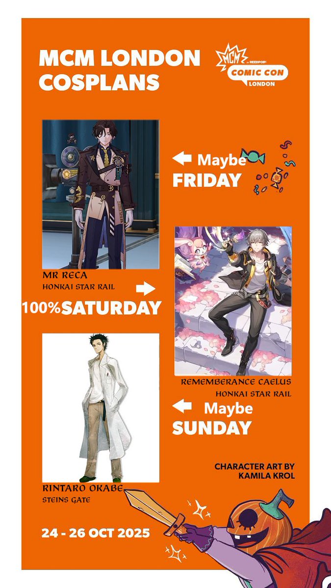 NotFrazer's tweet image. Plans for #MCMLondon in October, still not set on when I am going, but Saturday for sure.