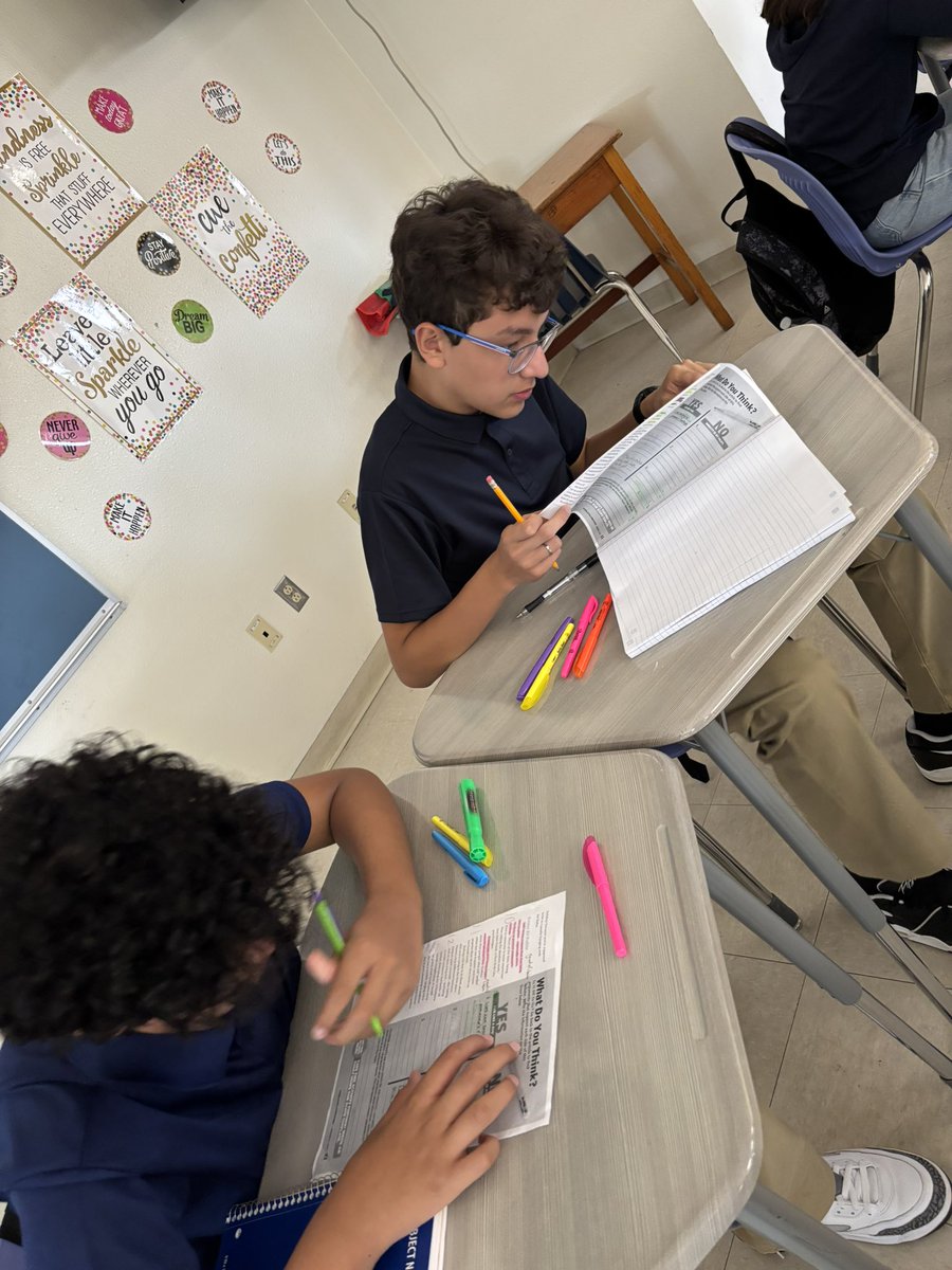Leticia Terrazas (@guillen_middle) on Twitter photo Visited an 8th grade RLA class today and saw students hard at work crafting arguments for both sides of an issue. 📝⚖️ Critical thinking and respectful discourse in action! 🐻 <a href="/cespar04/">Claudia Yamaguchi</a> #BreakTheCycle #AccountabilityEqualsLove Visited an 8th grade RLA class today and saw students hard at work crafting arguments for both sides of an issue. 📝⚖️ Critical thinking and respectful discourse in action! 🐻 <a href="/cespar04/">Claudia Yamaguchi</a> #BreakTheCycle #AccountabilityEqualsLove
