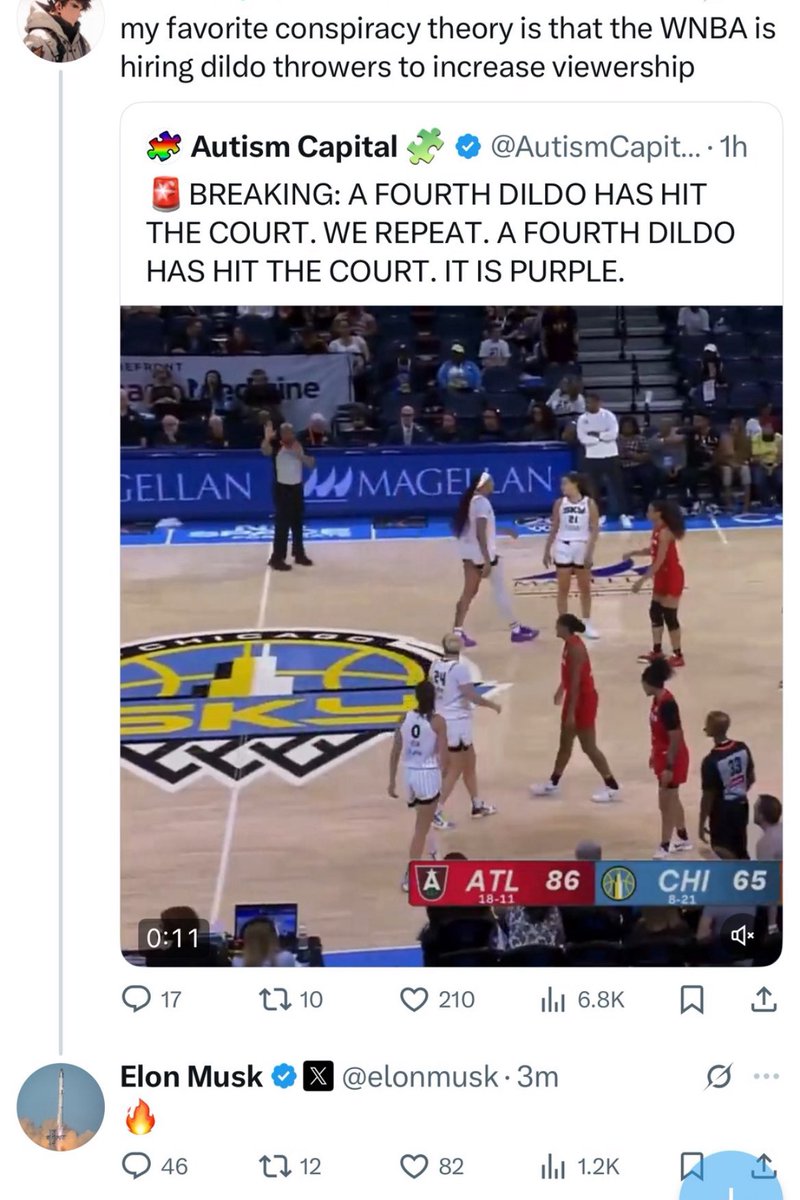 BREAKING: a purple dildo has hit the court  and Elon is entertained. 

Send purple $dildo this will be on national news soon  

5psdgYo515cXQzZpsT5XgUA1kAbnA1HAQkhZADeUpump