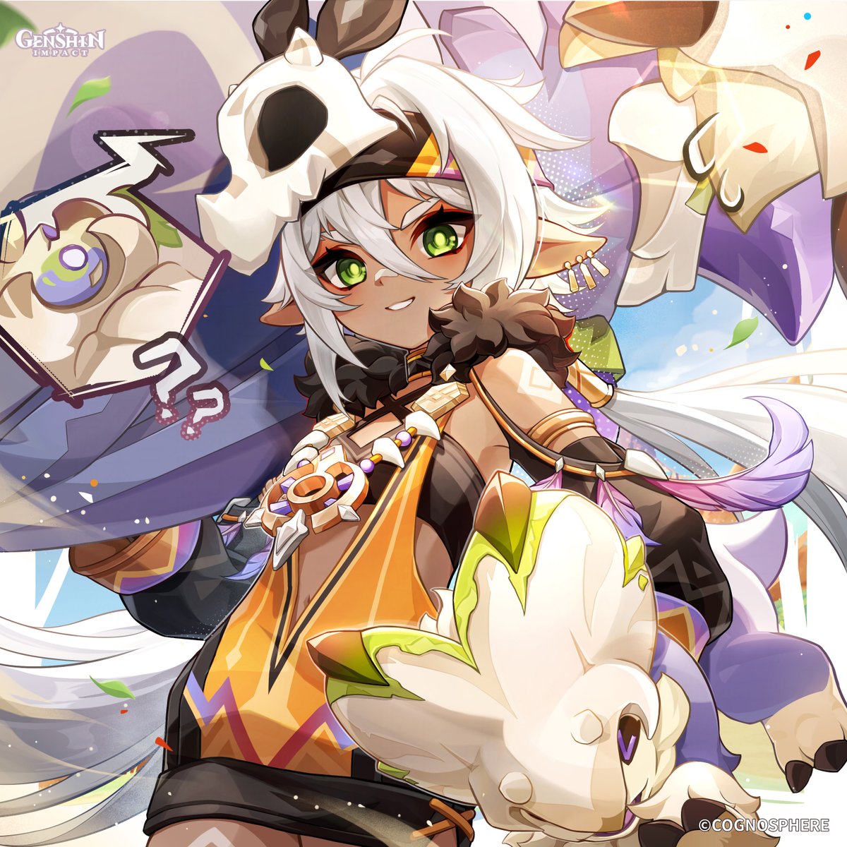 GenshinImpact's tweet image. Happy Birthday, Iansan!
#GenshinImpact #Iansan 

Good morning. These are my two new training partners— Just look at that spirit!
What do you think? Feel like joining the team?
Don&apos;t rush to back out. Try it once. Good. We&apos;ll begin with strength training.
This one&apos;s yours — the…