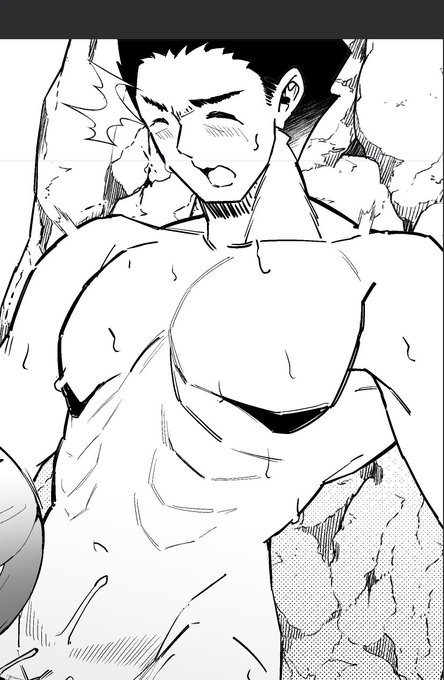 最近男の肉体を描くのが楽しすぎる・・・・
もっとうまくなりてぇ～ 