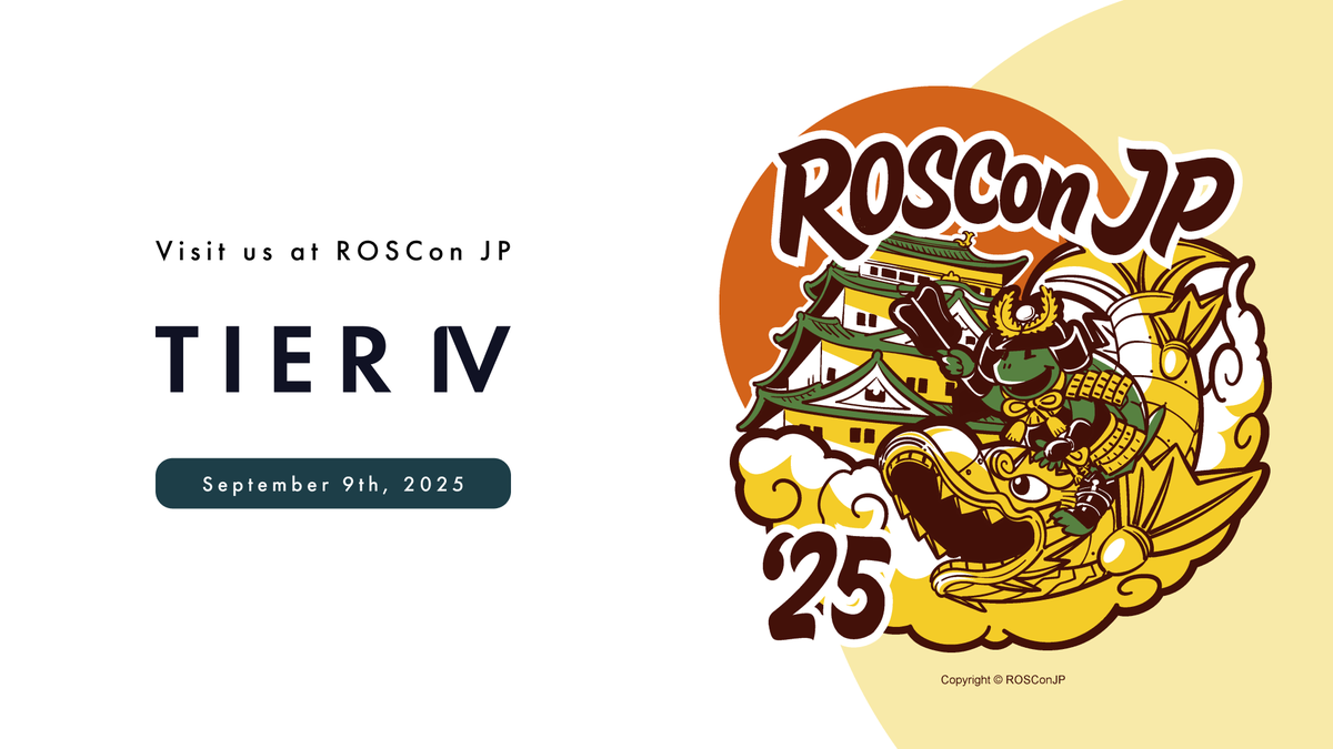 tier_iv_japan's tweet photo. 📢ティアフォ―は、#ROSConJP2025 に出展します
自動運転シミュレータ #AWSIM とDevOpsプラットフォームWeb․Autoの連携デモの展示を行う予定です🙋♂️
電動車いすWHILLにインテグレーションされたAutowareの実機動作の様子や、エンジニアの講演も見逃せない🤖
🔗https://t.co/1mwAhkfgb9
#TIERIV #ROS https://t.co/p7WEEcLFcR
