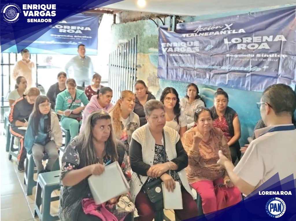 Lorena Roa (@loreroa19) on Twitter photo Gracias al apoyo de nuestro Senador <a href="/EnriqueVargasdV/">Enrique Vargas Del Villar</a>, llevamos la clase de Tacos de Canasta a vecinas y vecinos de la Col. Venustiano Carranza en #Tlalnepantla
Cuando la receta incluye sonrisas, ¡todo sabe mejor! 🌮💙
#LorenaRoa #SegundaSíndico #UnidosHacemosElCambio Gracias al apoyo de nuestro Senador <a href="/EnriqueVargasdV/">Enrique Vargas Del Villar</a>, llevamos la clase de Tacos de Canasta a vecinas y vecinos de la Col. Venustiano Carranza en #Tlalnepantla
Cuando la receta incluye sonrisas, ¡todo sabe mejor! 🌮💙
#LorenaRoa #SegundaSíndico #UnidosHacemosElCambio
