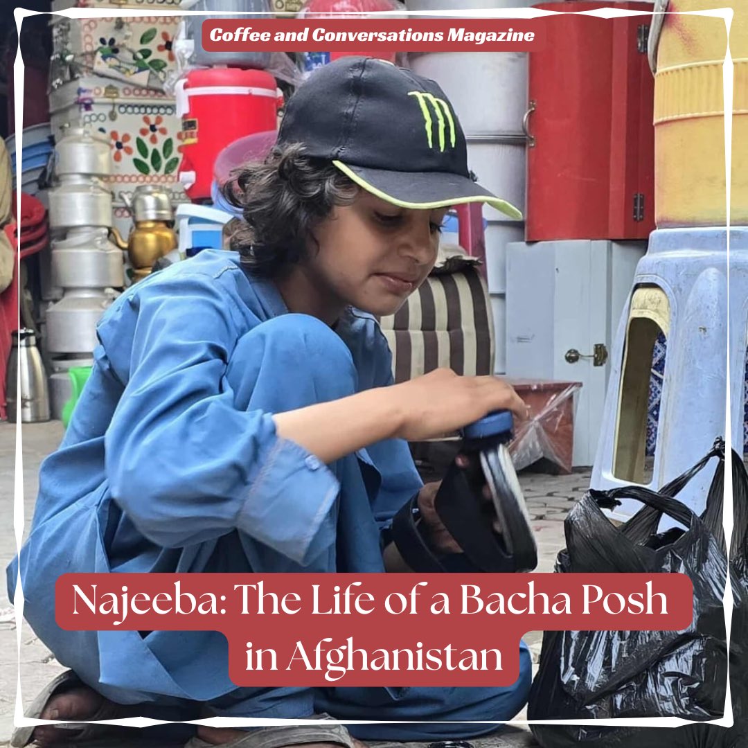 Coffee And Conversations (@coffeeconmag) on Twitter photo Nine yr old Najeeba is one of many Afghan girls living as a bacha posh. After her fatherโs tragic death she is the sole breadwinner for her family. Living as a boy is the only way she can defy the rigid gender rules enforced by the Taliban on Afghan women.
coffeeandconversations.in/conversations/โฆ Nine yr old Najeeba is one of many Afghan girls living as a bacha posh. After her fatherโs tragic death she is the sole breadwinner for her family. Living as a boy is the only way she can defy the rigid gender rules enforced by the Taliban on Afghan women.
coffeeandconversations.in/conversations/โฆ