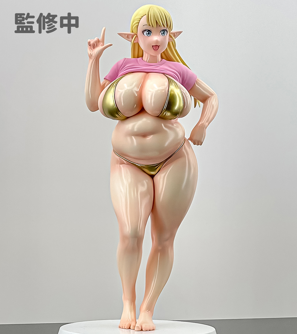 【#WF2025S レポート】

TVアニメ『エルフさんは痩せられない。』(<a href="/elyase_anime/">「エルフさんは痩せられない。」TVアニメ公式</a>)より「絵留札」がフィギュア化決定！
監修中の彩色見本を展示いたしました！

柔らかな肉感のムチムチとした大ボリュームボディが魅力的です✨
続報にご期待ください！