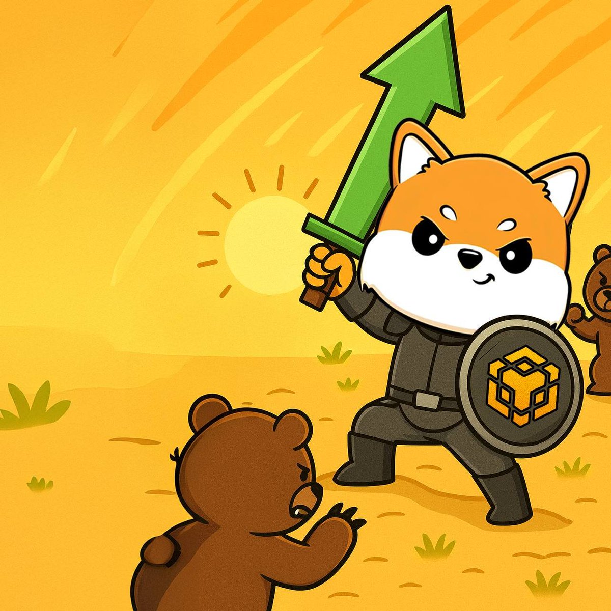 The market is fluctuating, but Koma always stands still!