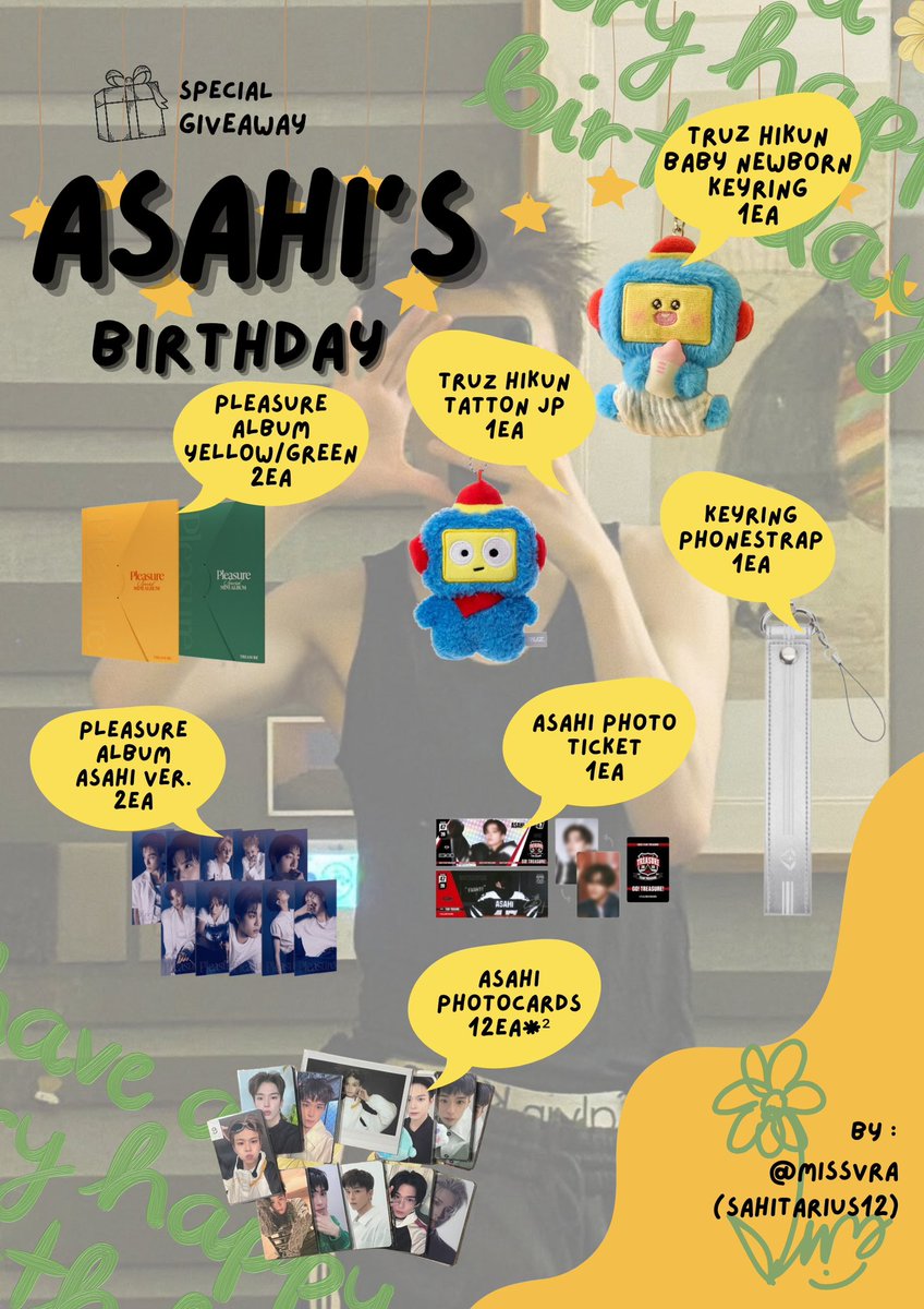 missVra's tweet image. [Special Freebies &amp;amp; Giveaway] ASAHI BIRTHDAY

Isi form ini :
forms.gle/hNMFEHxk7fLLp3…

✨ Form akan dibuka tgl 18 Agust, 20.00 WIB (Close TBA)
✨ Satu form utk klaim freebies/GA (pilih slh satu 🙂‍↕️🙏🏻)
✨ Rules dan contoh form ada dipict (jika ada yg krg jelas boleh ditanyakan)