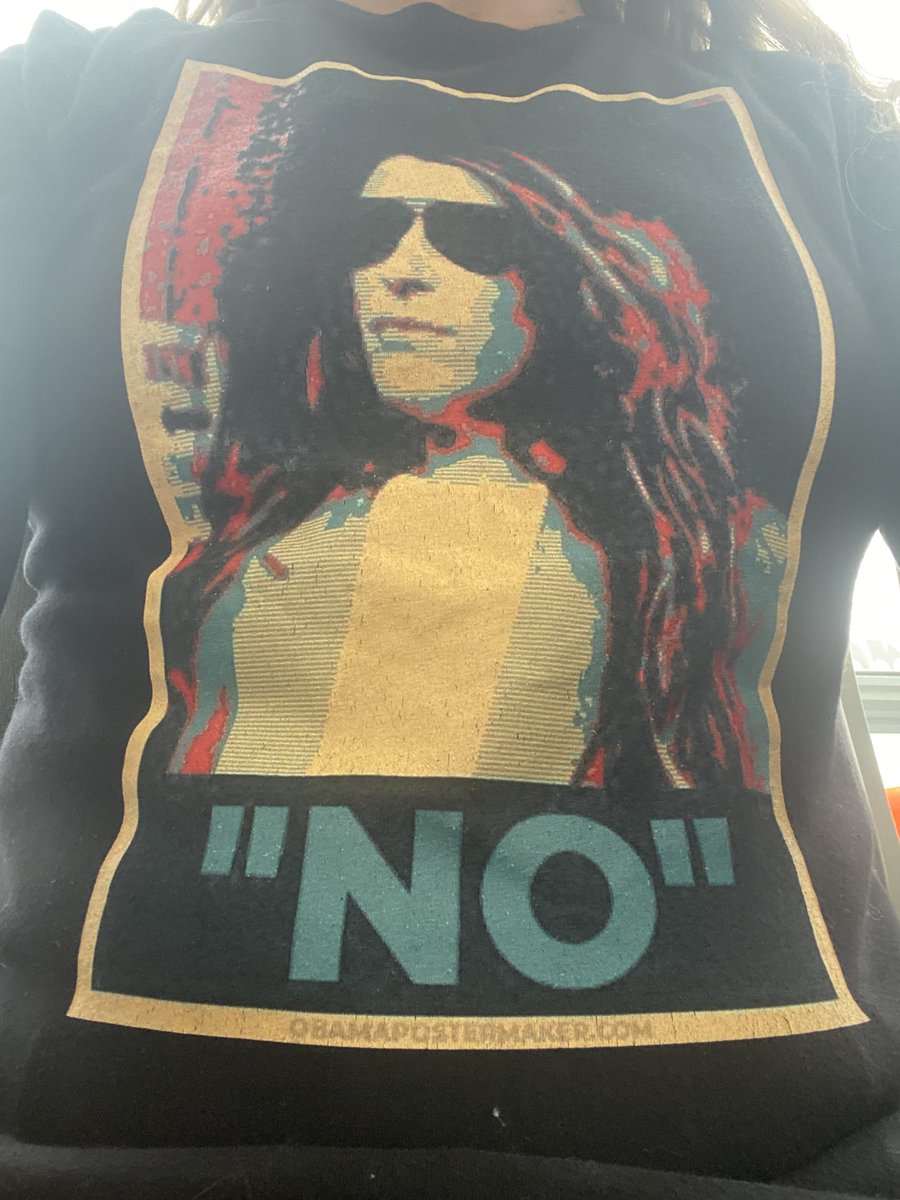 A certain litigious male is on my flight home from the court case. Don’t think he’s going to like my T-shirt. <a href="/salltweets/">Sall Grover</a> thank you for everything you’ve done and continue to do XX