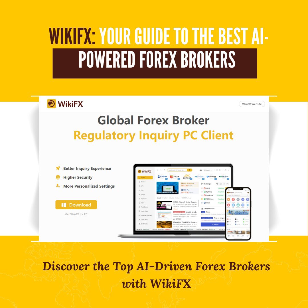 AI-powered trading is the future, and WikiFX is here to guide you through it. 🌍 

We review and rank Forex brokers based on their AI capabilities, from automation to predictive analytics, ensuring you stay ahead in the fast-evolving world of Forex trading. 

Visit our website