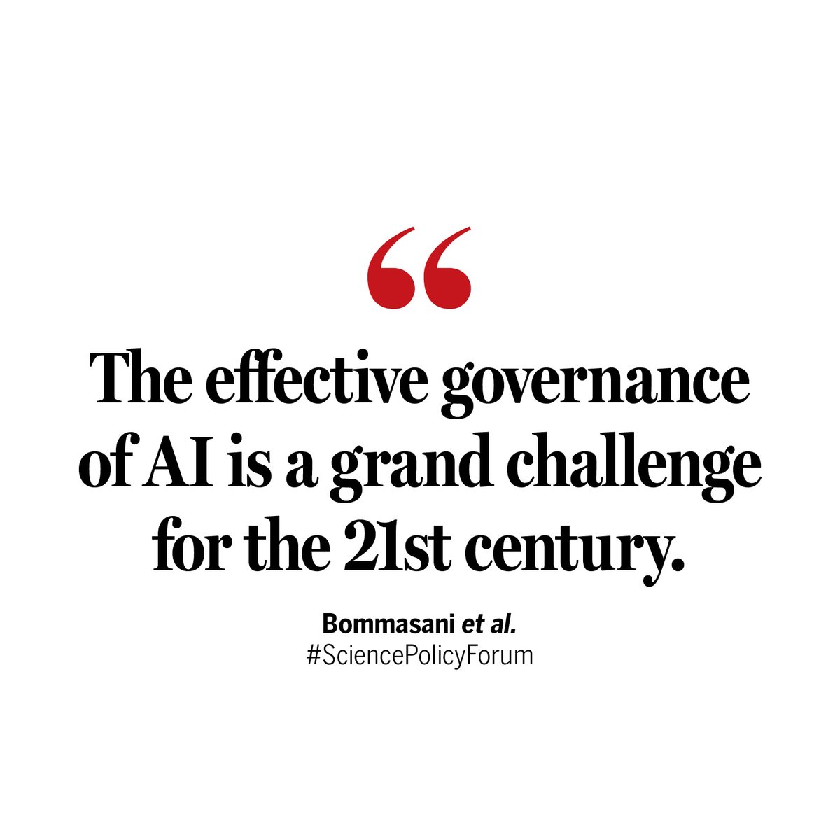 Successful #AI policy must be grounded in solid evidence and scientific understanding rather than hype or political expediency, argue the authors of a new #SciencePolicyForum. scim.ag/3IZsHwj