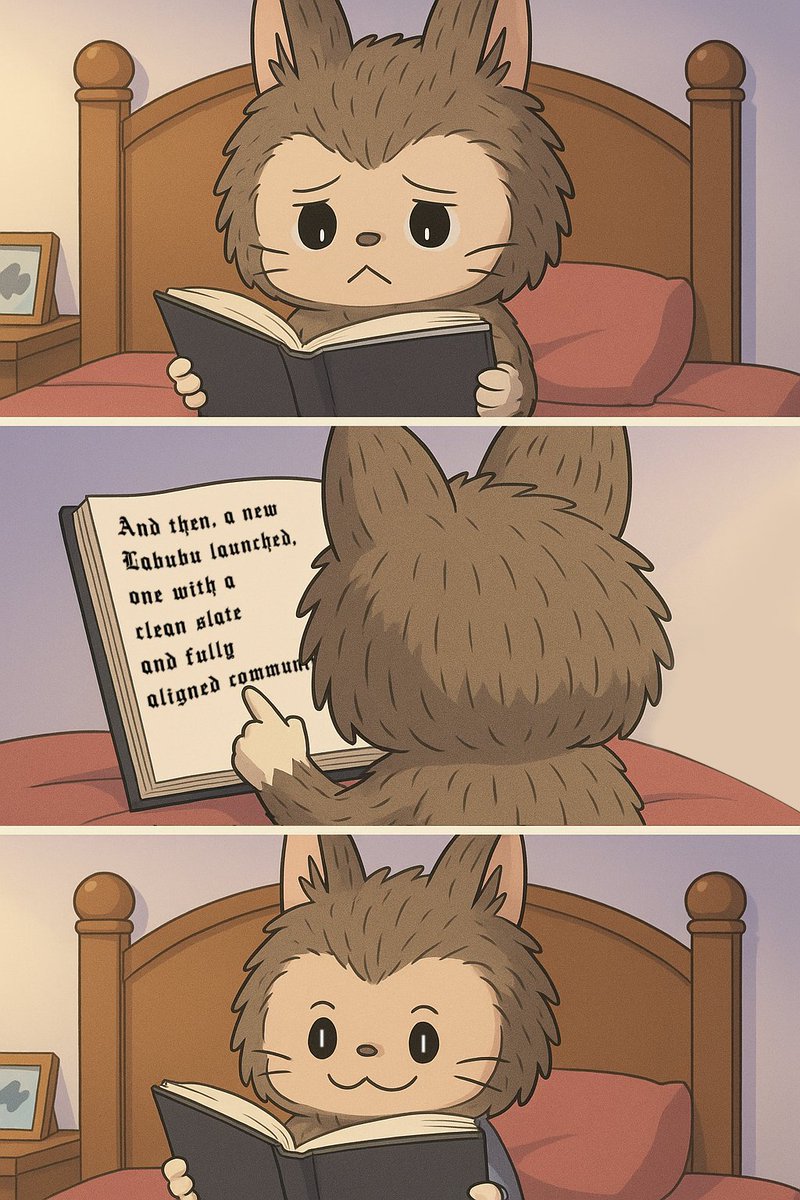 The story of Labubu is far from over.  

This is a new chapter, a fresh start, for Labubu.
 Hy6hjKBPkhKSEtW2NKXyRpszYJTZMhQcFbHMibFXbonk