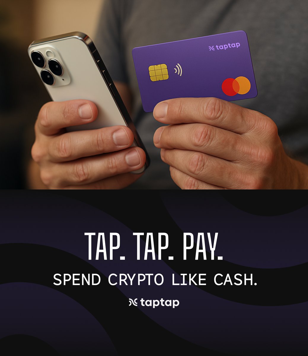 taptappayfi's tweet image. Your crypto.
Your card.
Your move.

#TAP2 #TAPTAP #SpendCrypto
