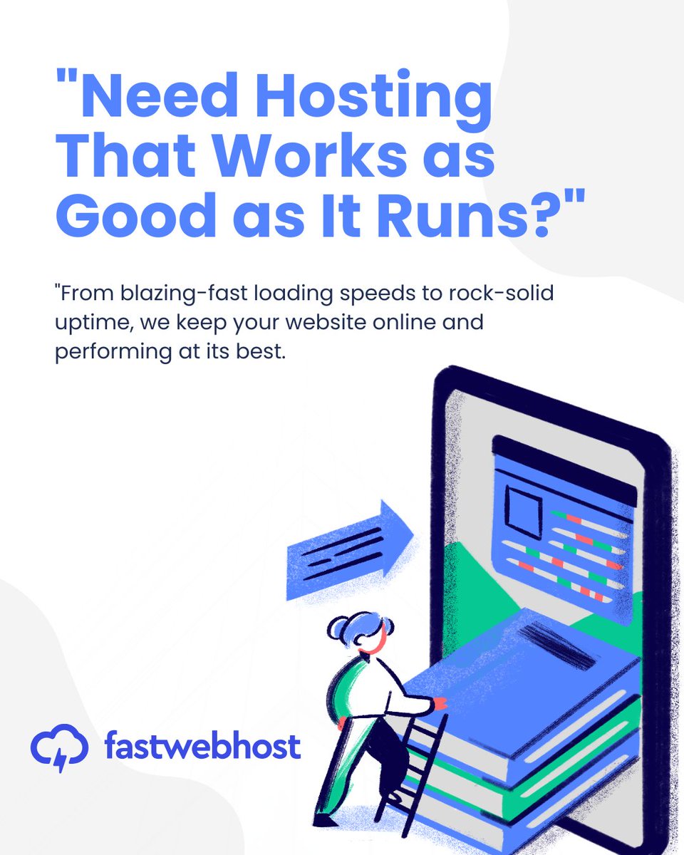FastWebHostIN's tweet image. &quot;Need hosting that’s as fast as your ideas? Stay online, stay ahead with FastWebHost! ⚡

#FastWebHost #WebHosting #WebsiteSpeed #BlazingFast #UptimeMatters #WebPerformance #HostingSolutions #OnlineSuccess #ReliableHosting #SpeedAndSecurity