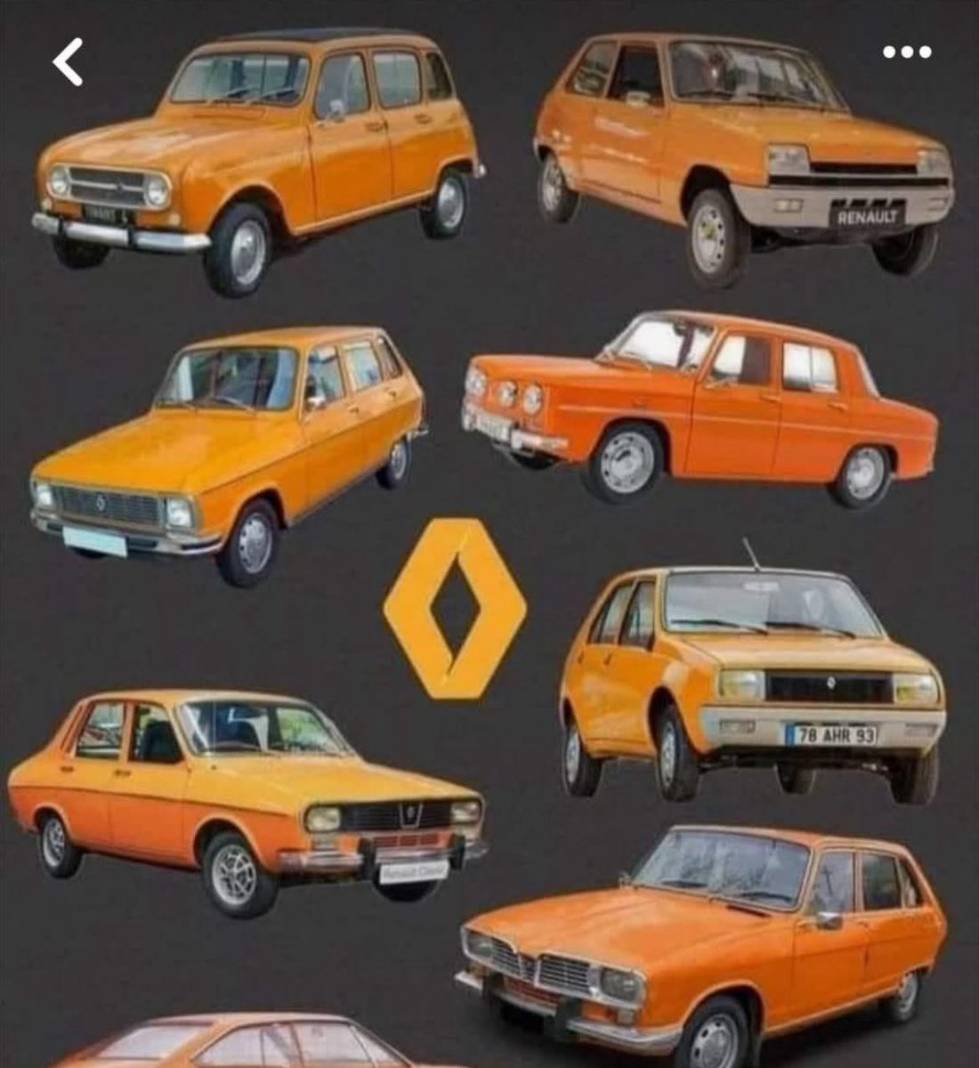 Nos magnifiques  voitures Renault que l’on aimait tant #annees80🥰🥰❤️❤️❤️