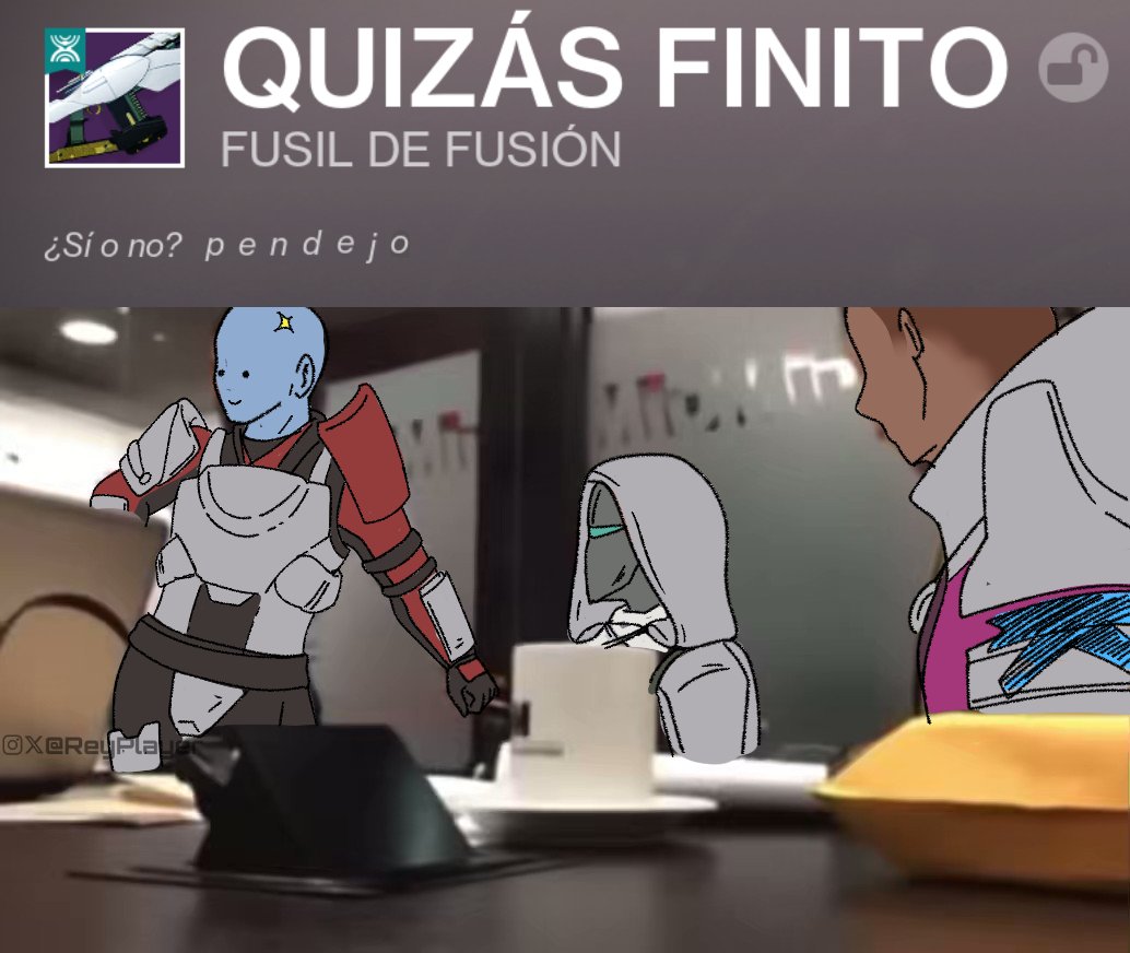 Spanish meme btw.
#Destiny2 #destiny2Fanart