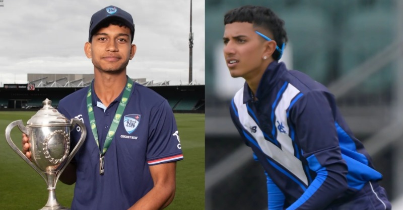 indian_link's tweet photo. Rising stars on the rise!
Indian-origin teens Aryan Sharma (VIC) and Yash Deshmukh (NSW) have been named in Australia’s U19 squad for the upcoming series against India 🇮🇳🇦🇺
@CricketAus
#cricketaustralia #u19squad #indiavsaustralia #aryansharma #yashdeshmukh