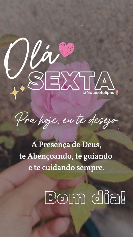 Sexta feira abençoada para todos ♥️♥️