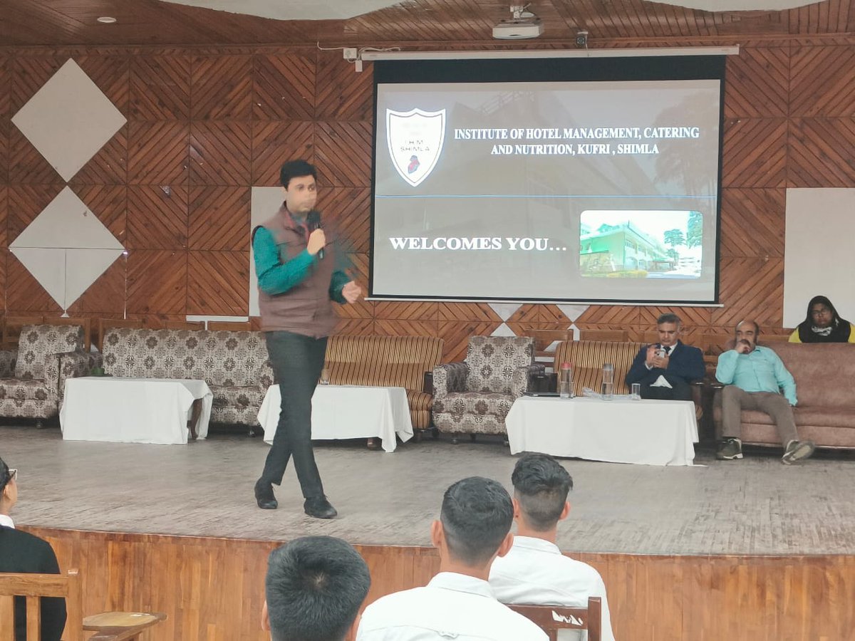 Glimpses of Induction for the new students of  Diploma in Food Production and Food &amp; Beverage Service