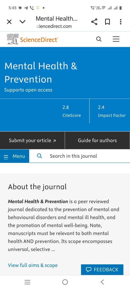 Dr Divya Jain (@drdivyajain27) on Twitter photo Delighted to share that my first extramural research is being published in Elsevier journal with an impact factor of 2.4. Thanks to DST, PGICH, and my co -authors for their support <a href="/IndiaDST/">DSTIndia</a> <a href="/PGIChildHealth/">Post Graduate Institute of Child Health, Noida</a> <a href="/UPGovt/">Government of UP</a> <a href="/MeUPGovt/">Medical Education Uttar Pradesh</a> Delighted to share that my first extramural research is being published in Elsevier journal with an impact factor of 2.4. Thanks to DST, PGICH, and my co -authors for their support <a href="/IndiaDST/">DSTIndia</a> <a href="/PGIChildHealth/">Post Graduate Institute of Child Health, Noida</a> <a href="/UPGovt/">Government of UP</a> <a href="/MeUPGovt/">Medical Education Uttar Pradesh</a>