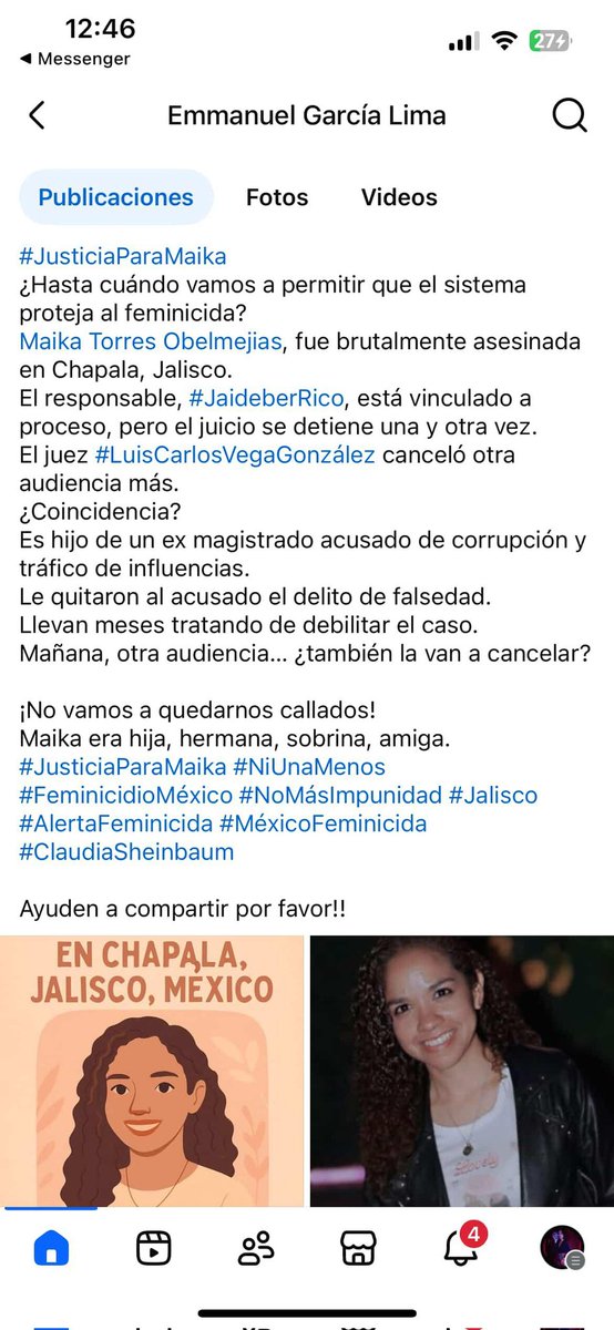 Por favor, por el cariño que le tuvieron a Maika compartan esta información.

No podemos permitir que su caso siga siendo manipulado, exigimos justicia.

#JusticiaParaMaika