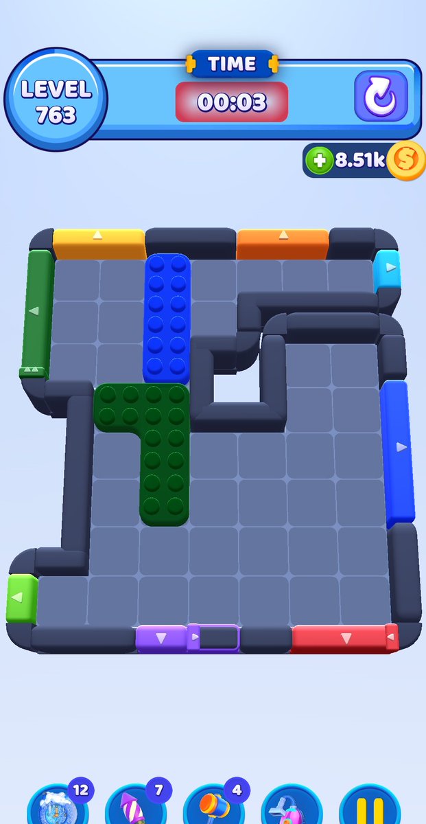 こういうのホント好き🥰
（考えれば解る😁）
超ムズだけど面白い。
play.google.com/store/apps/det…
#blockjam
#パズルゲーム