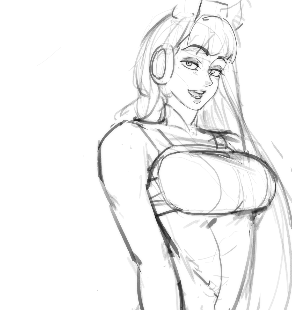 manartmonkey's tweet photo. Golshi sketch #umamusume https://t.co/UY2QYlKafC