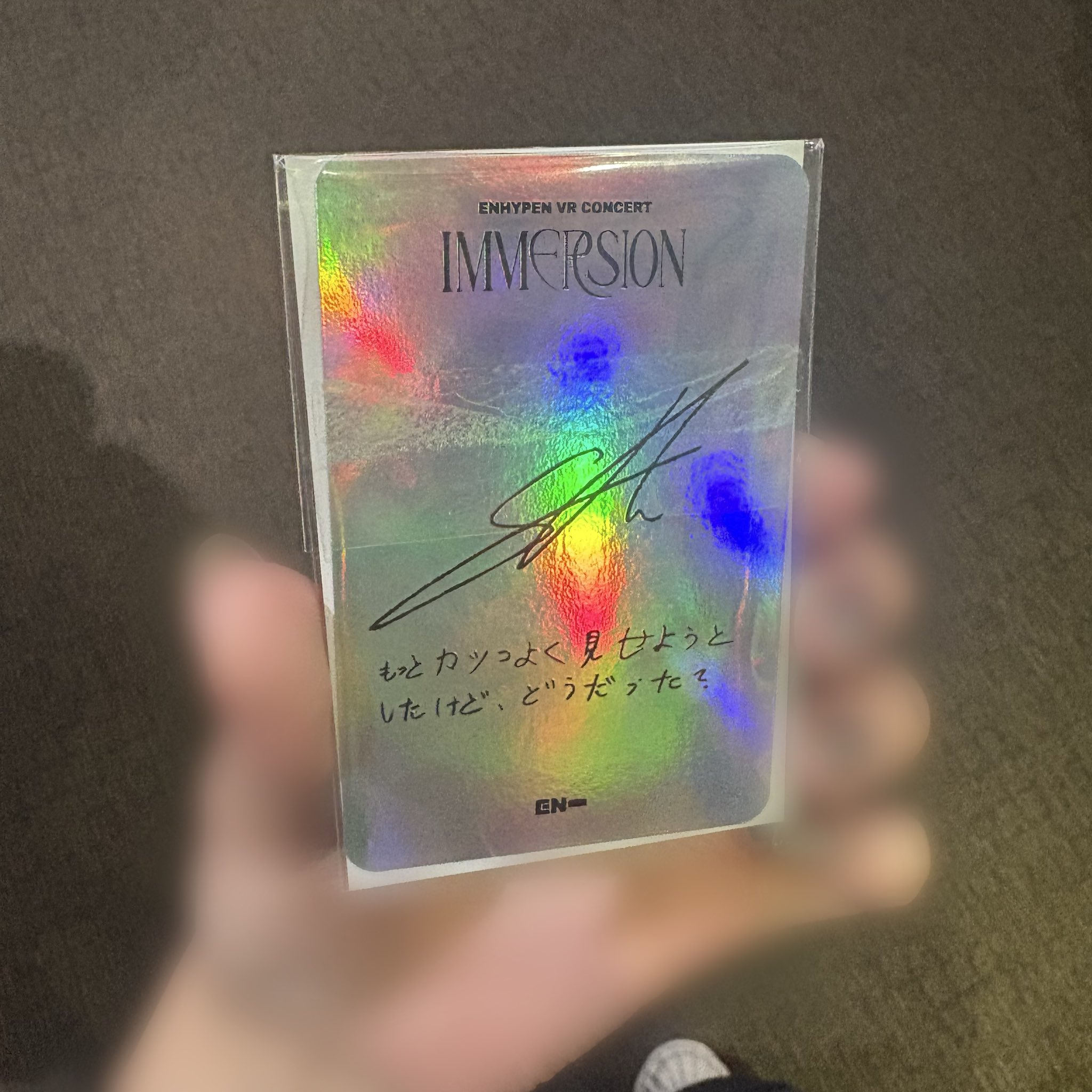 ENHYPEN VR IMMERSION レア トレカ ジョンウォン ENHYPEN VR IMMERSION