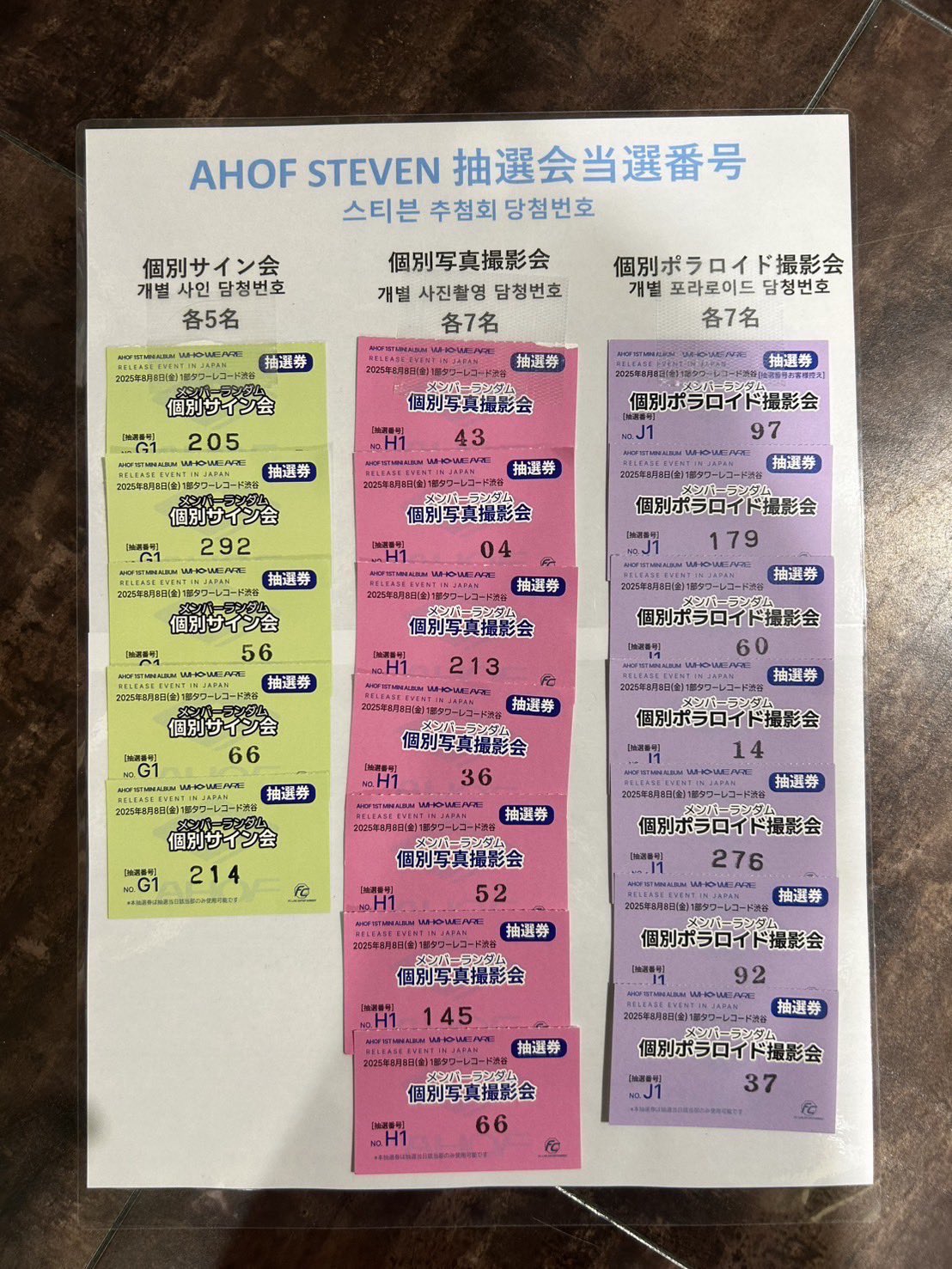 ジョシュア 会場限定 16枚 フルコンプ RIGHT HERE 封入 ＋一直娯他 ジョシュア 会場限定 16枚 フルコンプ RIGHT HERE 封入 ＋一直娯