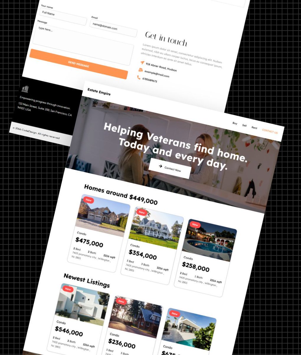 🏡 Luxnest is the modern real estate website template you've been waiting for.
Built with AI. Designed to convert.

Preview 👉 luxnest.codedesign.app
Customize 👉shorturl.at/Yrl7i 

#RealEstate #WebsiteBuilder #CodeDesign #NoCode #RealtorTools