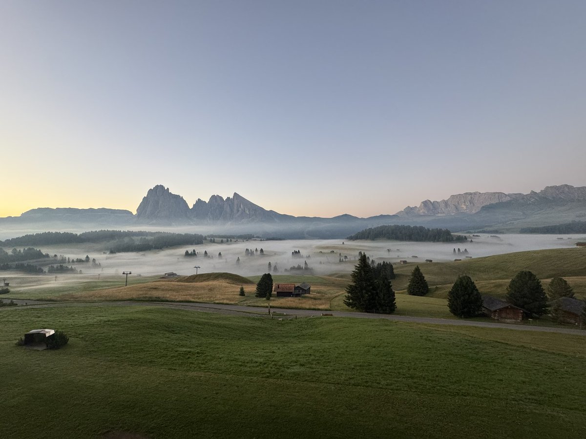 Albeggia sull’alpeggio.