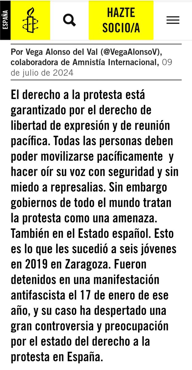 unodeldiezE's tweet image. 4️⃣7️⃣9️⃣ días en prisión los jóvenes antifascistas de Zaragoza condenados por MANIFESTARSE ante la extrema derecha.
¡Son PRESOS POLÍTICOS!

¡Gobierno .@sanchezcastejon .@desdelamoncloa .@felixbolanosg .@PSOE .@Yolanda_Diaz_ .@sumar, INDULTO para Adrián, Daniel, Imad y Javitxu,…