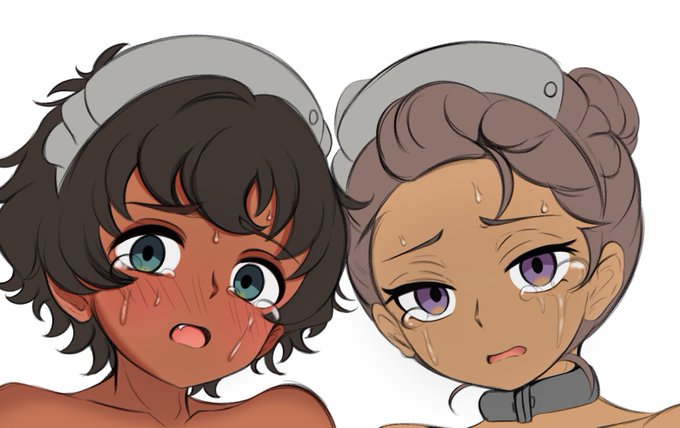 ヴァーニとカンチャナを描いている