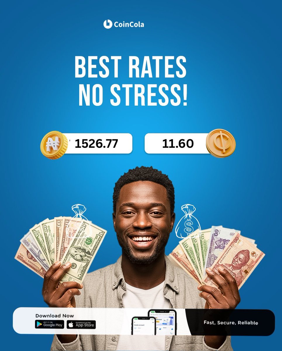 💥 BEST RATES, NO STRESS! 💥

With <a href="/CoinCola_Global/">CoinCola</a>, trading crypto &amp; gift cards has never been this easy:
✅ Top market rates for BTC, USDT, ETH &amp; more
✅ Fast payouts to your local bank
✅ Secure escrow protection every time

Trade smart, earn more today via👇: