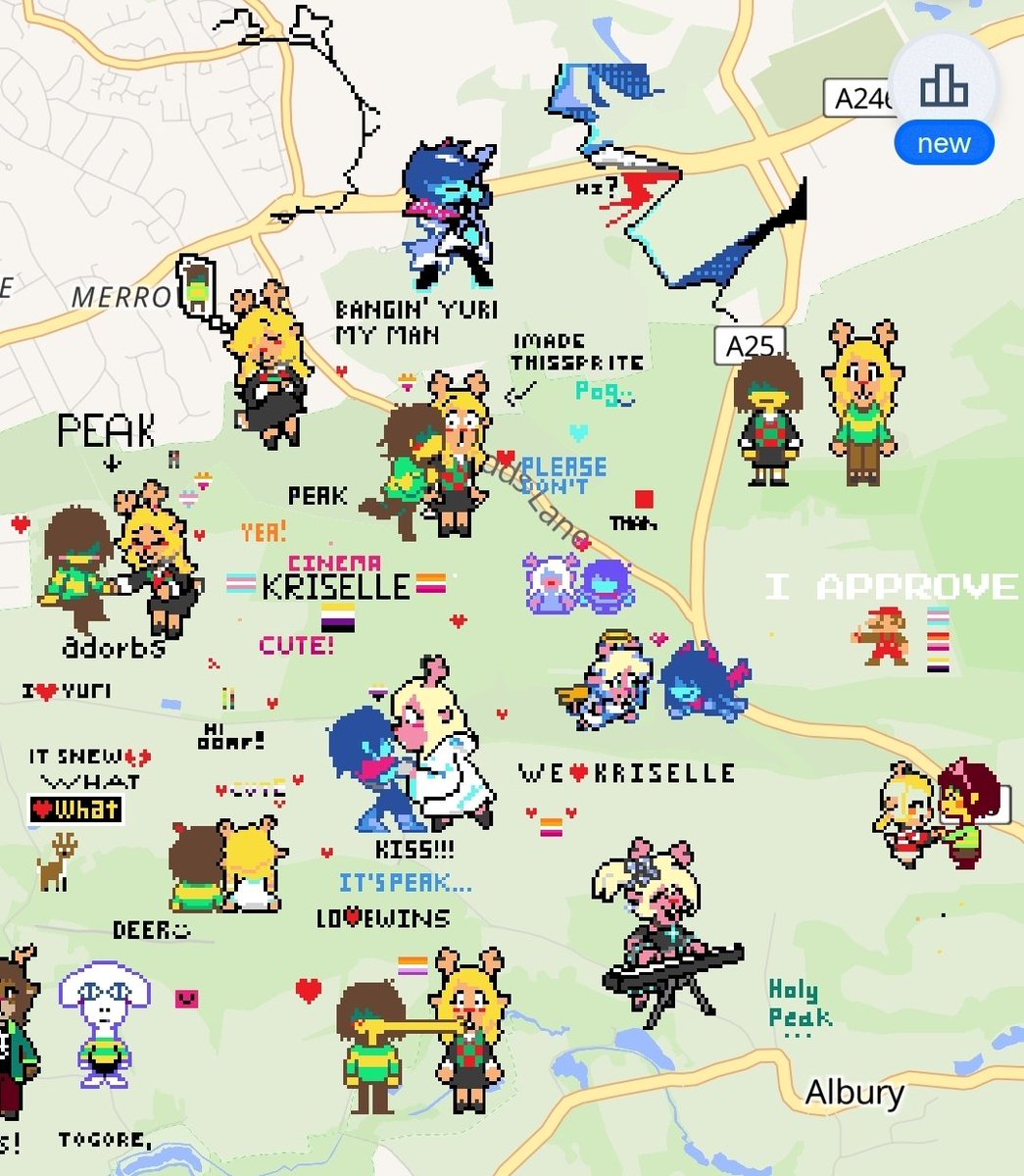 oops, all #kriselle !