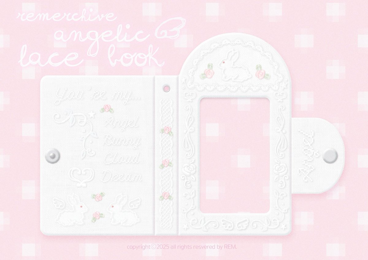 🩰 엔젤릭 레이스북 입금폼 🐇🪽
  
#RT 추첨 한 분께 홀더북을 보내드립니다 ♪  

⋆ 전체 특전 : 리본 장미 키링
⋆ 8/8  21:00 ~ 8/10  23:59
⋆ 모든 팬덤•장르 사용 가능합니다.
⋆ 문의 &amp; G.O  ⇢ DM  

구매 전 폼에 기재된 내용들을 반드시 정독해주세요 ❤︎ 
🔗takemm.com/prod/view/50741