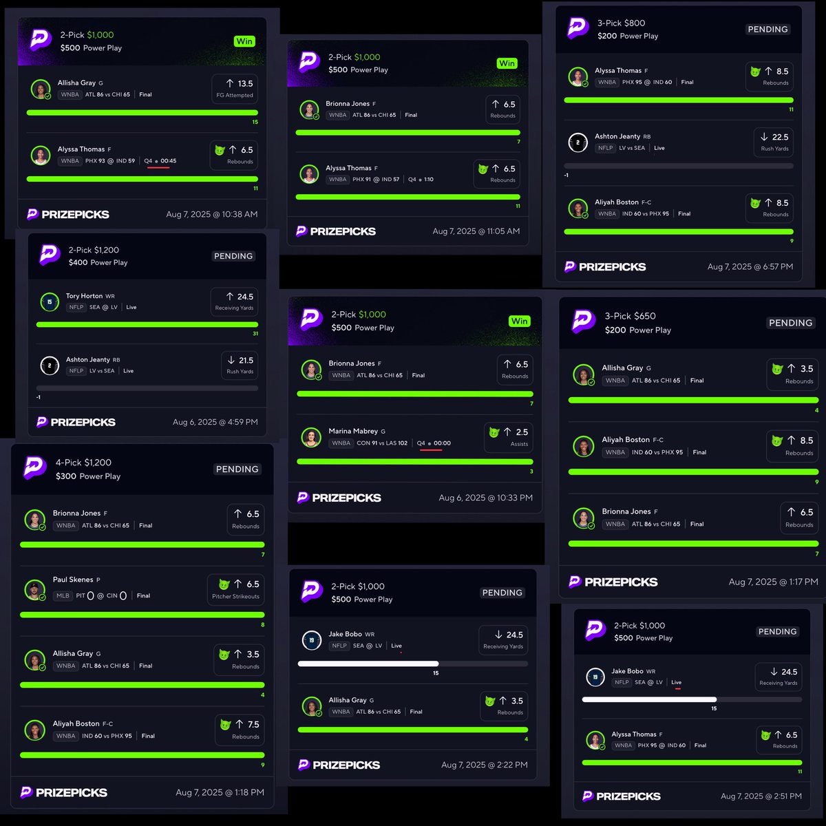 I’M SENDING $5,000 TO 1 PERSON WHO LIKES THIS 💰💚

Just blessings. Run it up. Let’s make someone’s day.

$10,000+ DAY ✅💰

All my PLAYS ⤵️ INVEST in YOURSELF👇

50% OFF ALL MY PLAYS ➡️ dubclub.win/r/p/pri-p6q2f/…

#PrizePicks #GamblingX