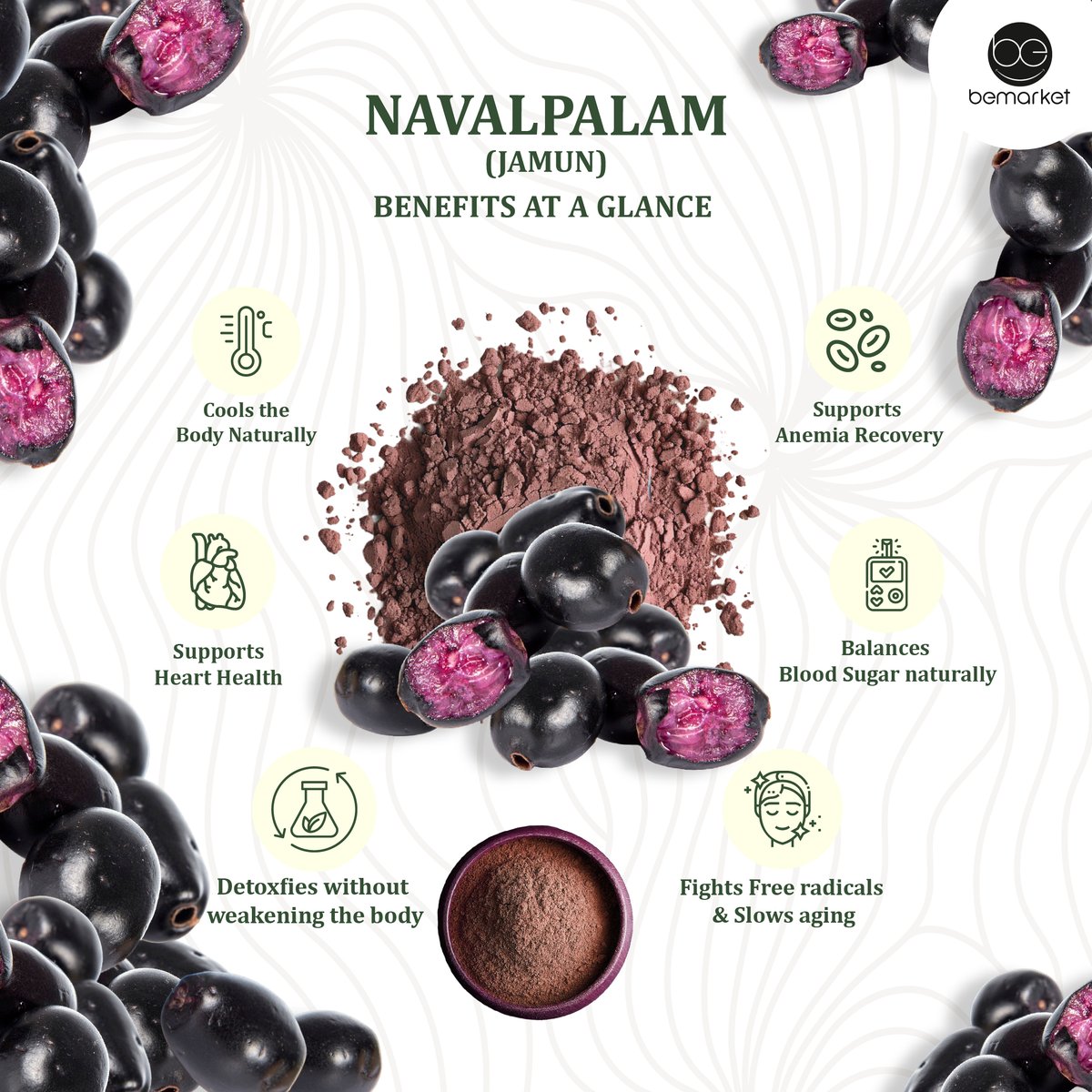 bemarket_store's tweet photo. 🌿 Boost your wellness with Navalpalam (Jamun) Soup!
✨ Detox | 💪 Immunity | 🩺 Blood Sugar | 💜 Heart &amp; Eye Health
100% Natural | No Added Chemicals

Shop Now🛒 Link in Bio
 
#NavalpalamBenefits #sipsmart #consciouseating #BeTheChange https://t.co/d7C7gSecXH